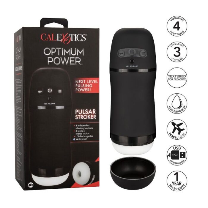 CALEX OPTIMUM POWER STROKER VIBRAÇÃO E FUNÇÕES DE SUCÇÃO - Image 2