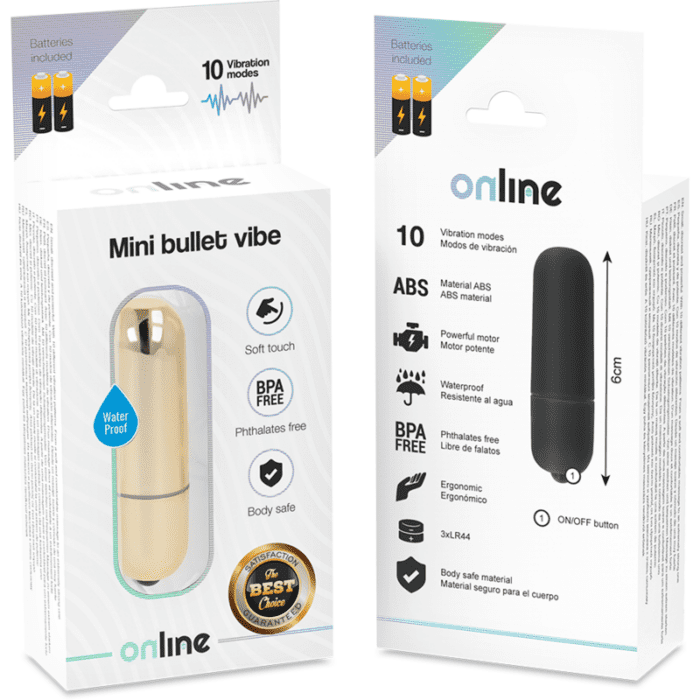 MINI BULLET VIBE ONLINE - DOURADO - Image 5