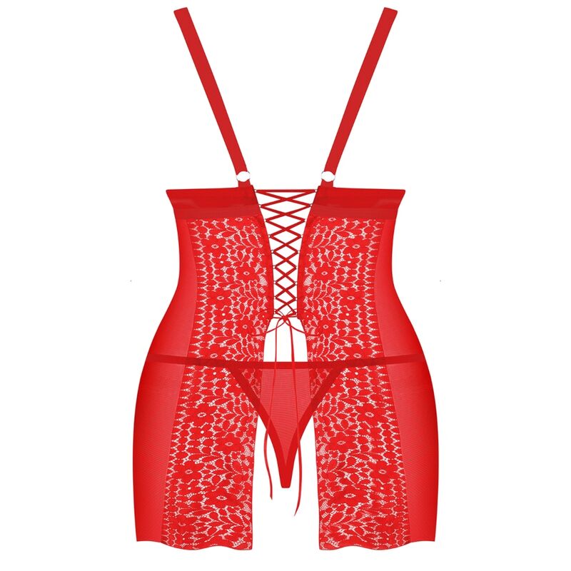 OBSESSIVE - BLOSSMINA CHEMISE Y TANGA 4XL/5XL - Image 4