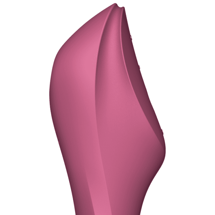 SATISFYER CURVY TRINITY 3 AIR PULSE VIBRADOR - VERMELHO - Image 2