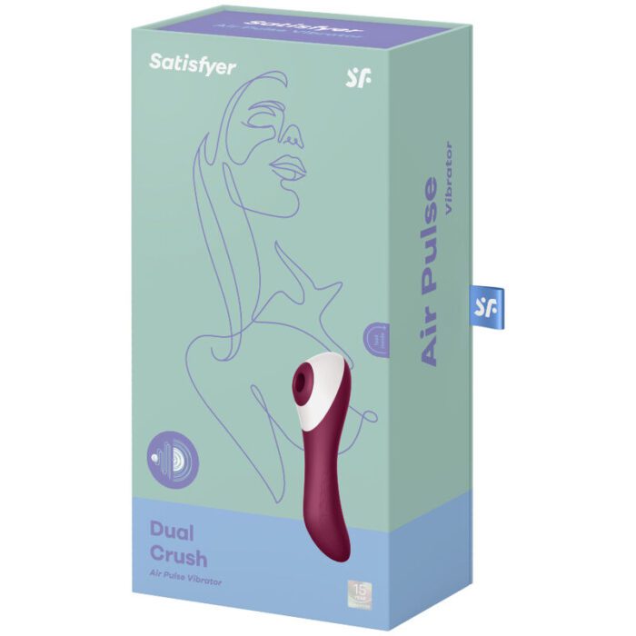 ESTIMULADOR E VIBRADOR DUPLOS DE ESMAGAMENTO SATISFYER - Image 4