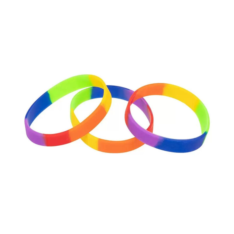 ORGULHO - BANDEIRA LGBT PULSEIRA DE SILICONE