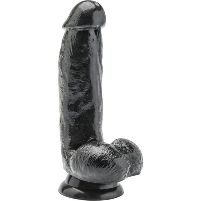 CAIA NA REAL - DILDO 12 CM COM BOLAS PRETAS