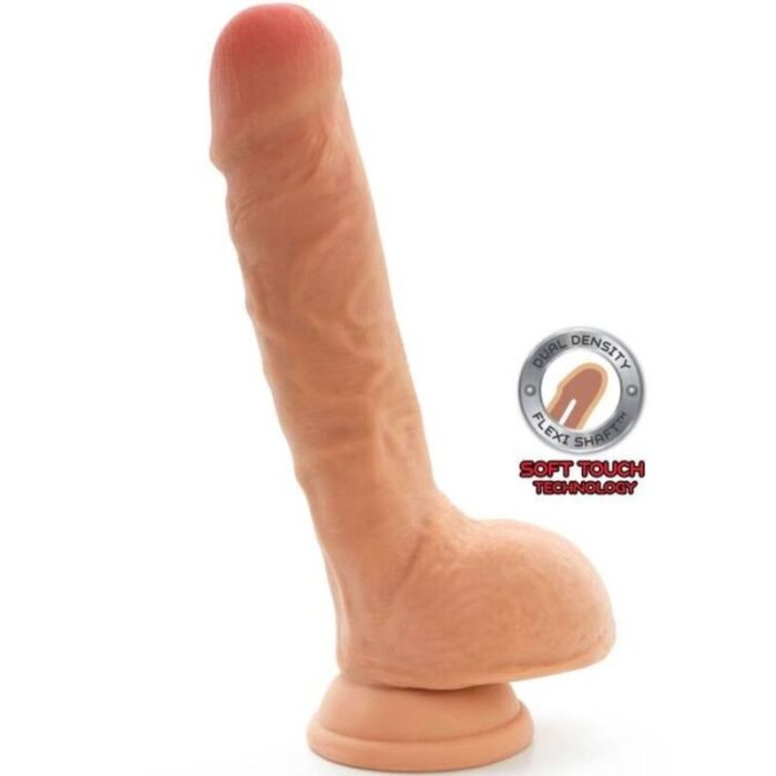 CAIA NA REAL - DILDO DE DUPLA DENSIDADE BOLAS DE 25,5 CM PELE