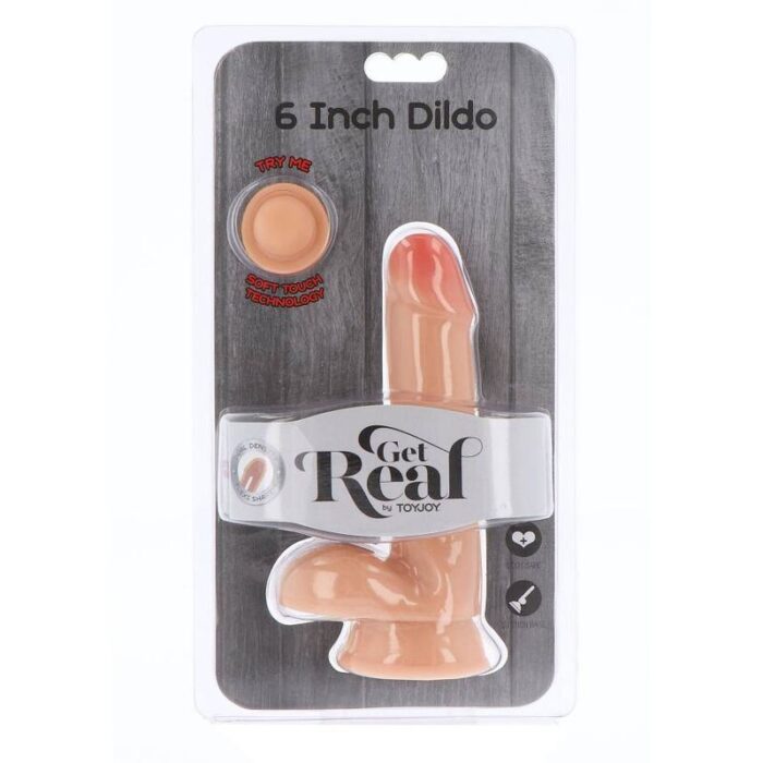 CAIA NA REAL - DILDO DE DUPLA DENSIDADE BOLAS DE 17 CM PELE - Image 2