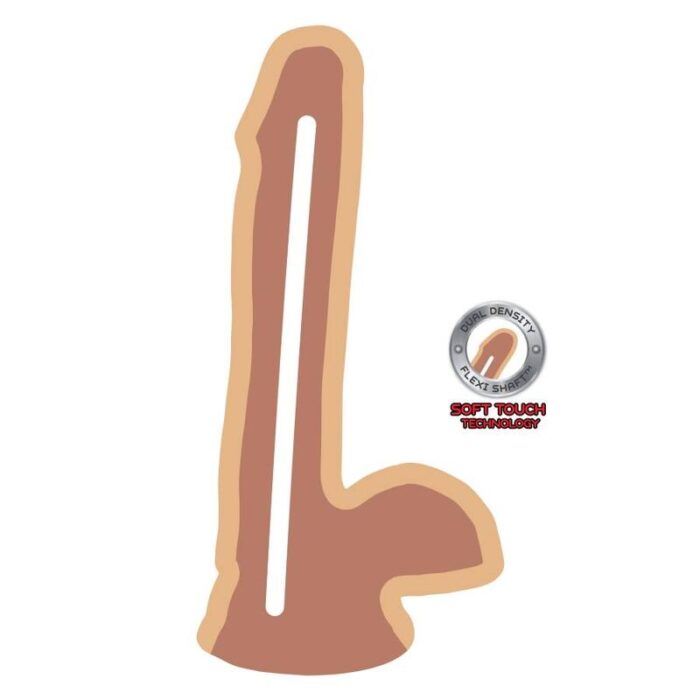 CAIA NA REAL - DILDO DE DUPLA DENSIDADE BOLAS DE 17 CM PELE - Image 3
