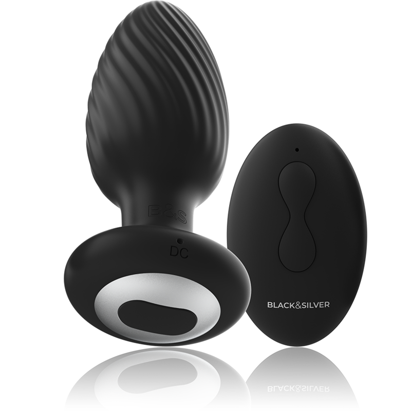 BLACKSILVER - WELLS ANAL PLUG SILICONE REMOTE CONTROL - Image 3
