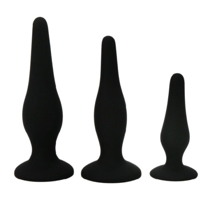 BONITO INFERIOR - PLUGUES DE SILICONE DO KIT ANAL DO INICIANTE - Image 3