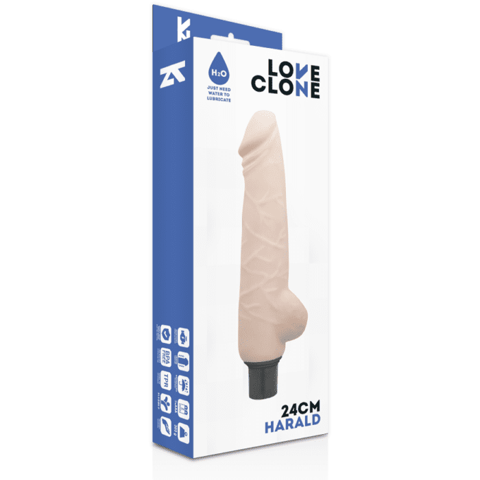 LOVECLONE HARALD AUTO-LUBRIFICAÇÃO VIBRADOR 24CM - Image 4