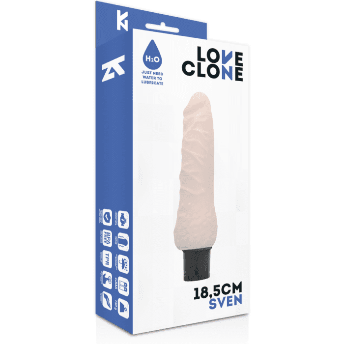 LOVECLONE SVEN AUTO-LUBRIFICAÇÃO VIBRADOR 18,5 CM - Image 4