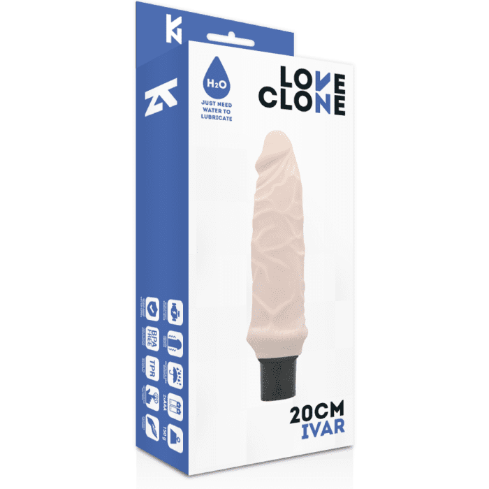 LOVECLONE IVAR VIBRADOR DE AUTLUBRIFICAÇÃO 20CM - Image 4