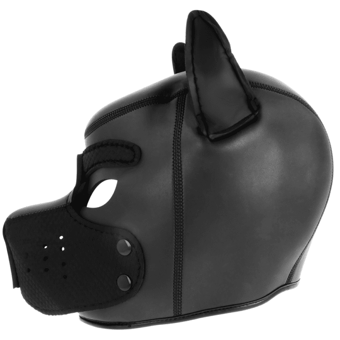 DARKNESS NEOPRENE DOG HOOD WITH REMOVABLE MUZZLE L - Image 4