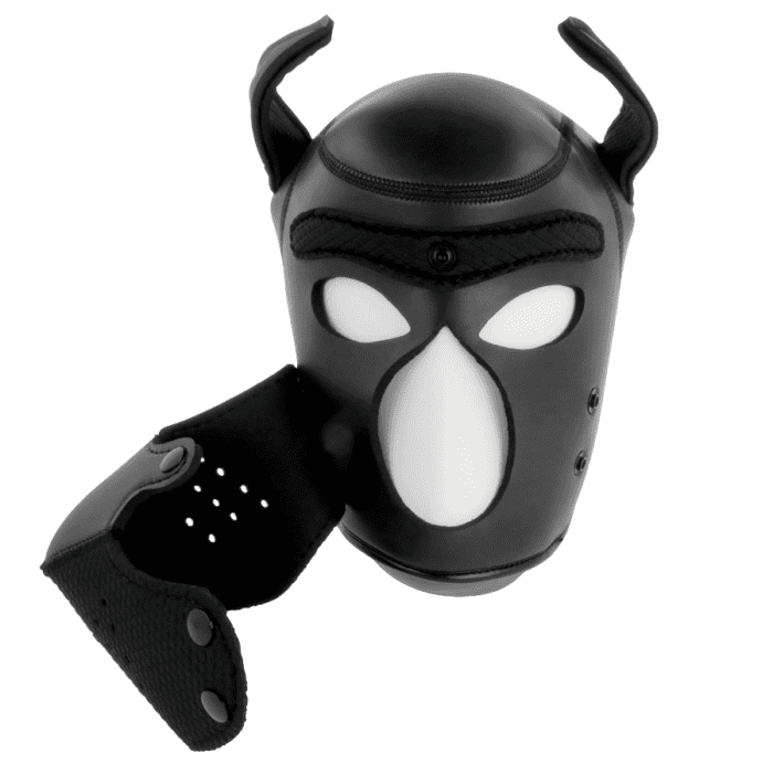 DARKNESS NEOPRENE DOG HOOD WITH REMOVABLE MUZZLE L - Image 3