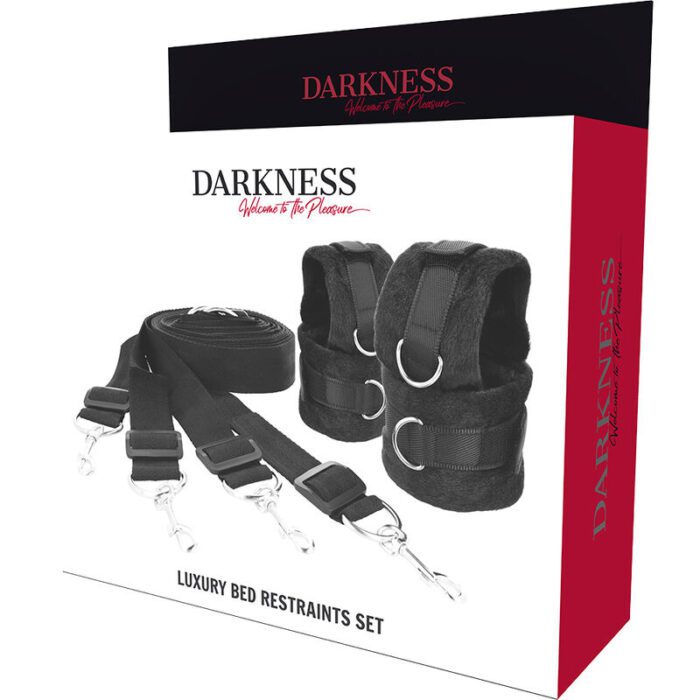 DARKNESS INTERLACE OVER AND UNDER BED RESTRAINT SET - Image 3