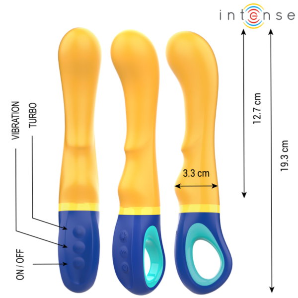 INTENSE - SHAGGY VIBRADOR G-SPOT AMARELO - Image 3