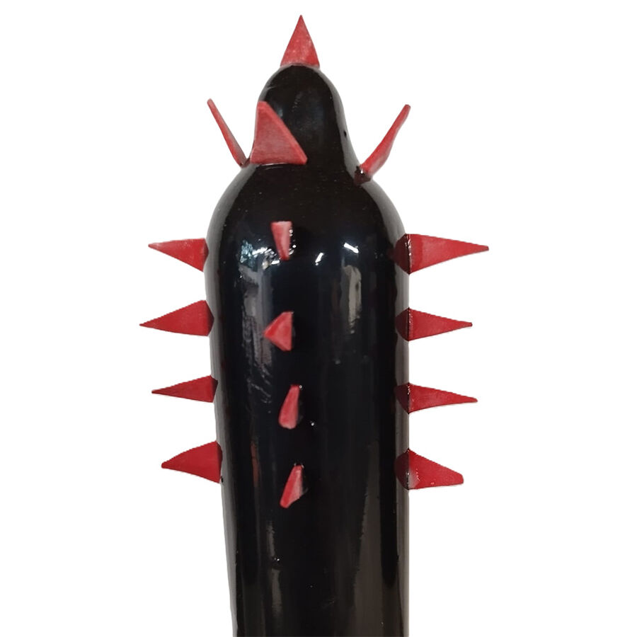CONDOMERIE - PRESERVATIVOS NOVIDADES PINTADOS À MÃO BLACK CACTUS