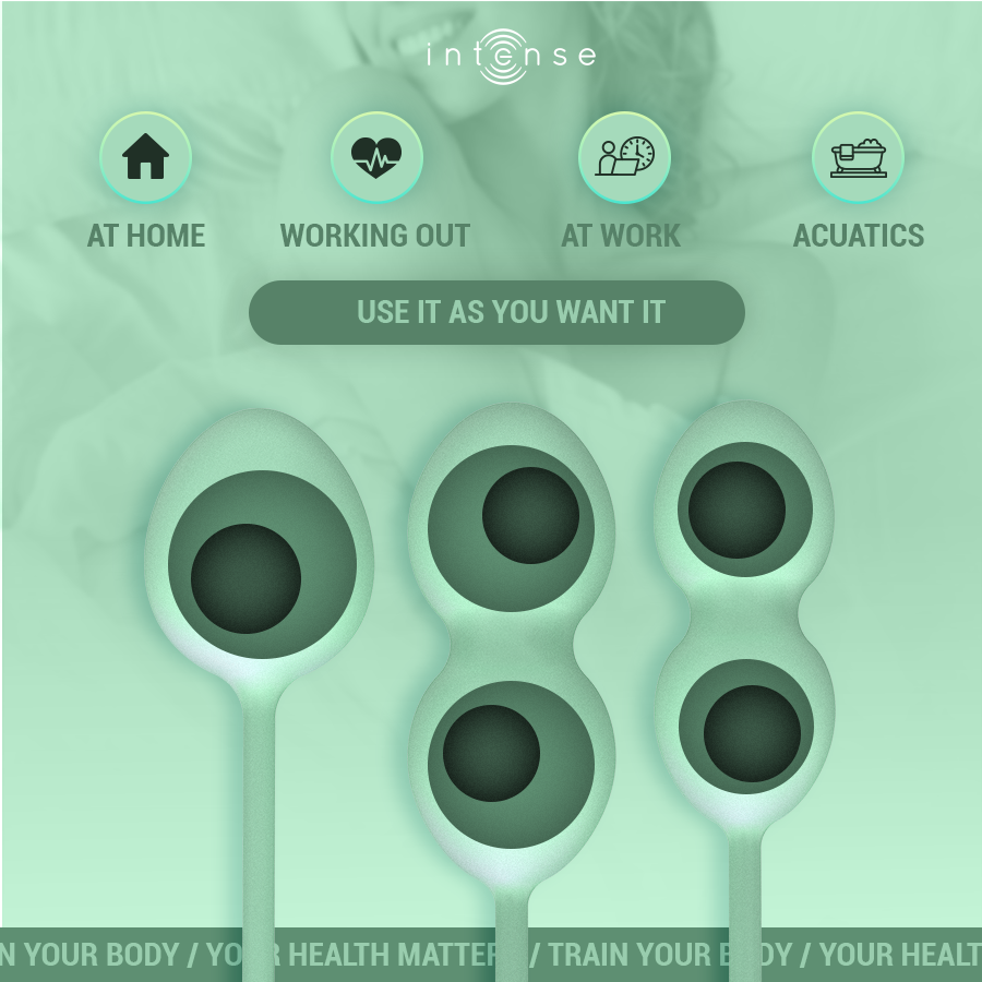 INTENSE - KIT CHARLI KEGEL BALL VERDE CLARO - Image 3