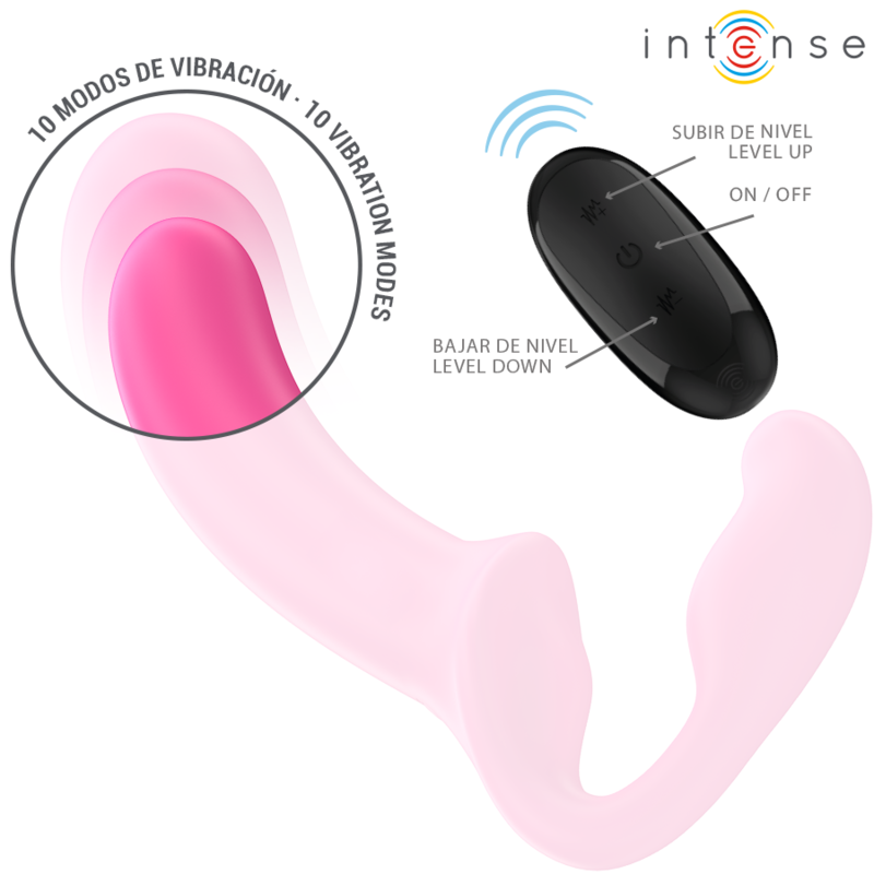 INTENSE - AMY VIBRADOR DUPLO 20 CM ROSA CONTROLE REMOTO - Image 5