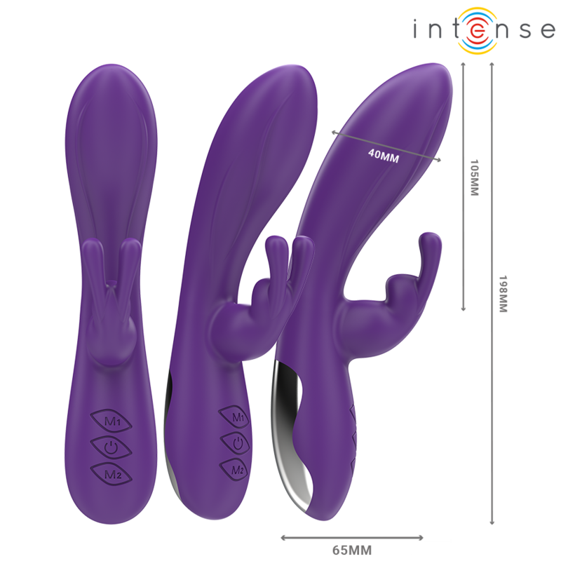 INTENSE - RANDALL RABBIT VIBRADOR 10 VIBRAÇÕES ROXO - Image 3