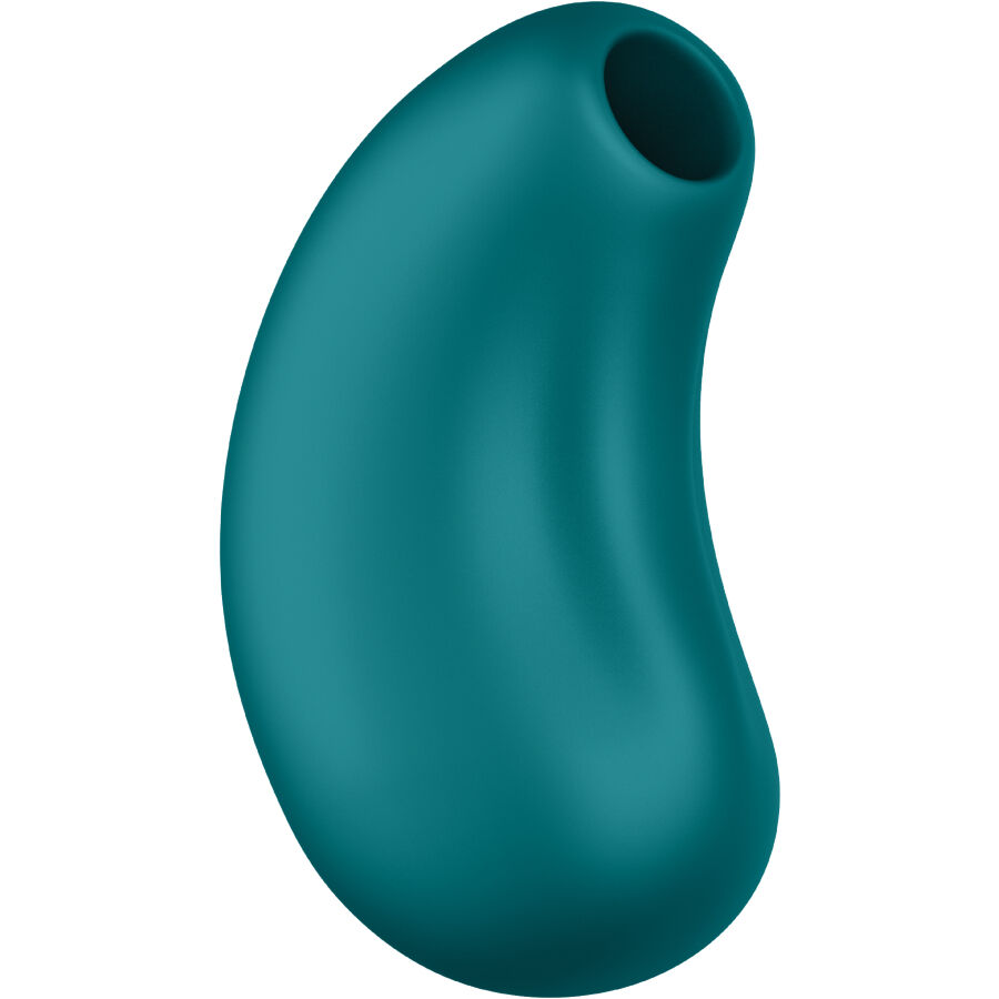 FUN FACTORY - VIBRADOR DE PULSAÇÃO DE AR DUPLO CHERIE VERDE-GARRAFA - Image 2