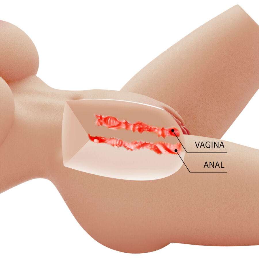 CRAZY BULL - MASTURBADOR DE TORSO FEMININO REALISTA 41,9 CM - Image 5