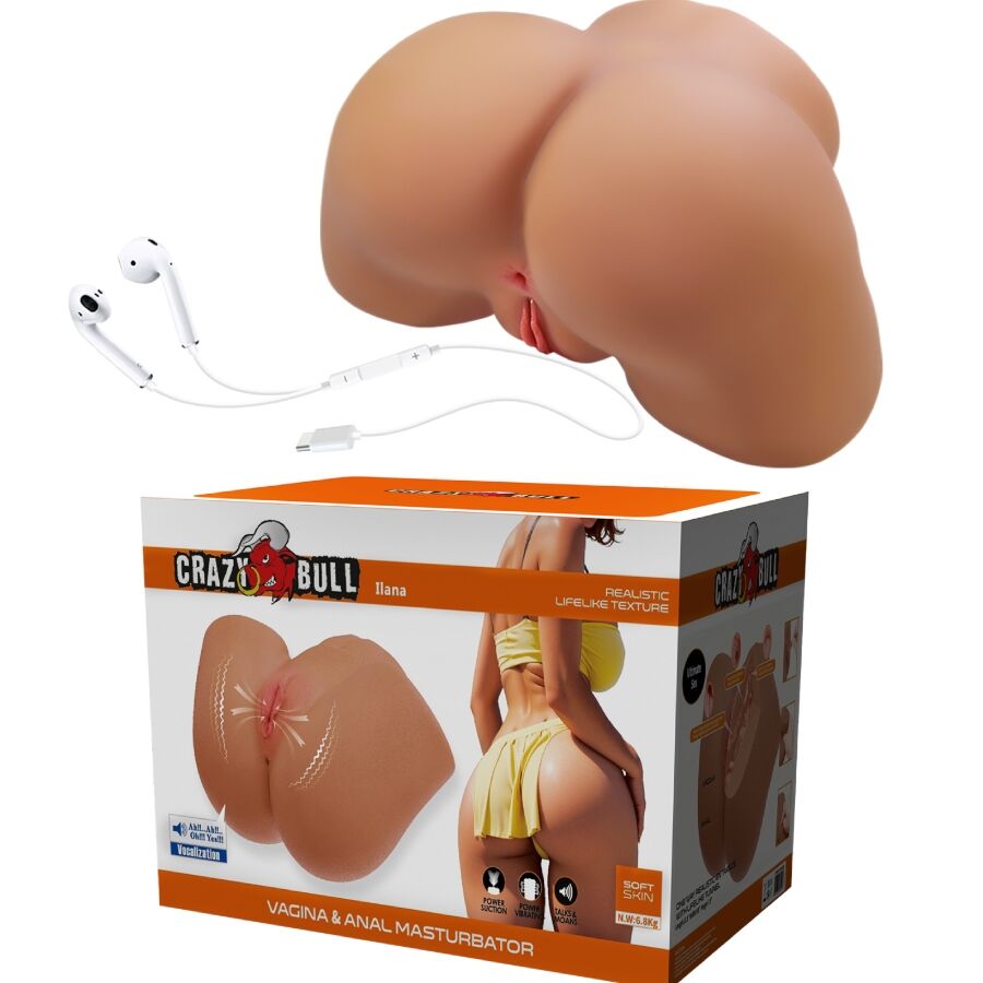CRAZY BULL - ILANA VIBRADOR DE BULL FEMININO REALISTA E SUCÇÃO COM SOM 6,8 KG - Image 2