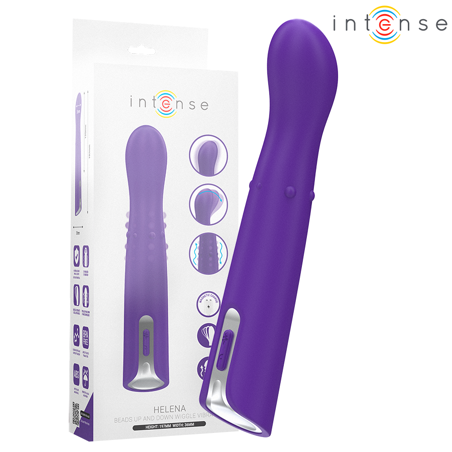 INTENSE - HELENA BEADS VIBRADOR WIGGLE UP DOWN 13,5 CM