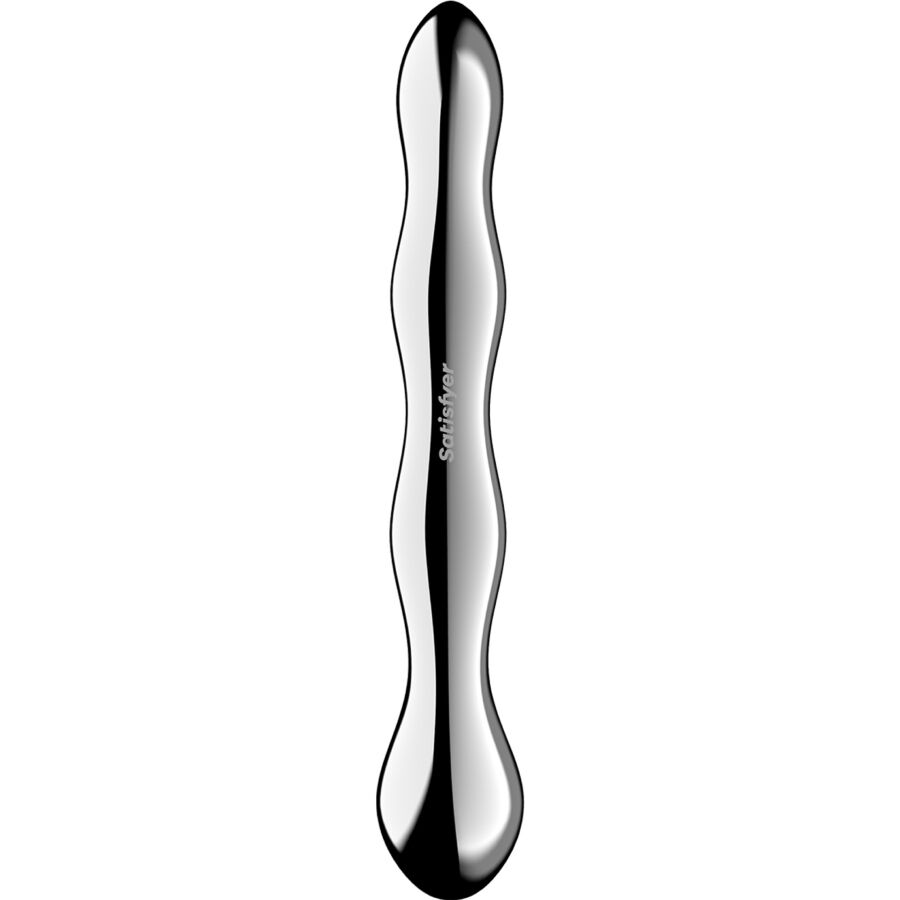 SATISFYER - COSMIC CREST 2 DILDO DE AÇO INOXIDÁVEL COM DUAS EXTREMIDADES - Image 4