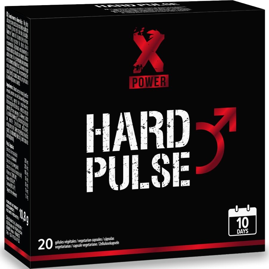 XPOWER - TRATAMENTO EXPRESSO HARD PULSE: EREÇÃO E RESISTÊNCIA POR 10 DIAS - 20 CÁPSULAS