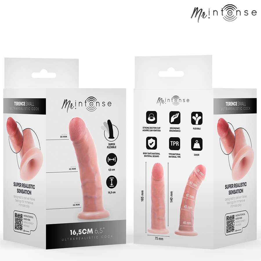MR INTENSE - PEQUENO DILDO TERENCE 16,5 CM -Ø- 4,6 CM - Image 3