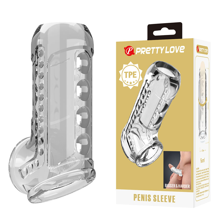 PRETTY LOVE - CAPA PENIANA TRANSPARENTE TEXTURIZADA