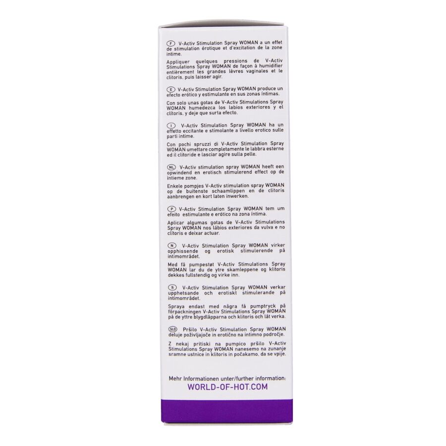 HOT - SPRAY ESTIMULANTE V-ACTIV PARA MULHERES 50 ML - Image 5